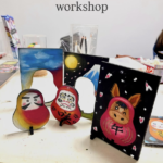 だるまチョークアートワークショップありがとうございました。